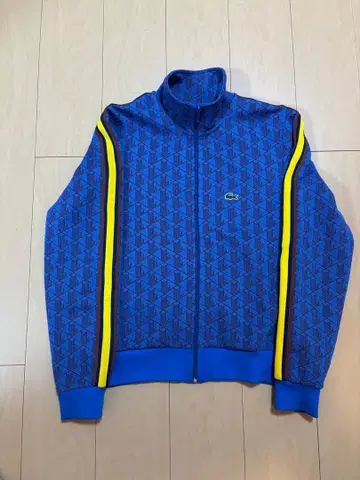 라코스테 트랙 자켓 블루