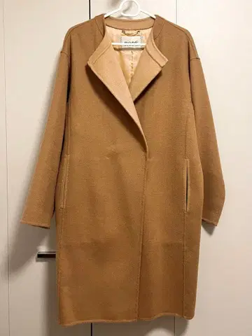 [ ROPE ] 더블 페이스 노카라 코트