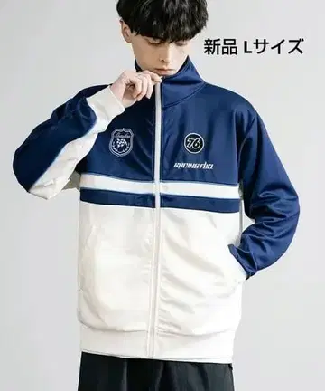 76 lubricants 나나로쿠 루브리칸츠 보더 절개 트랙 자켓