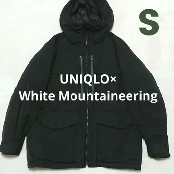 UNIQLO x 화이트 마운티니어링 하이브리드 다운 자켓 S 블랙