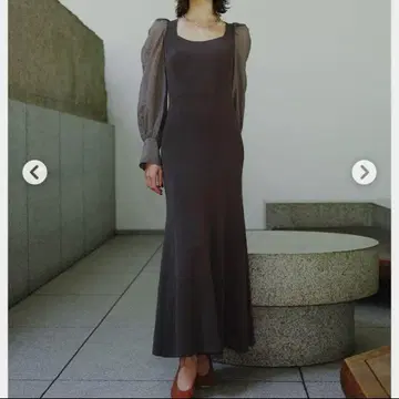 프레이 아이디 오가닉 슬리브 스퀘어 니트 원피스