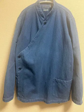 BLUE BLUE JAPAN 혼아이 라이트 사시코 쿠르타 자켓