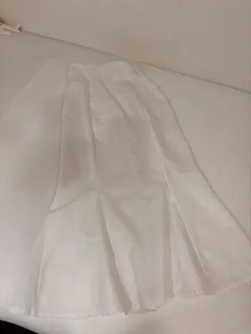 플라워 머메이드 스커트 화이트 SS