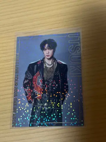 EXILE 후지와라 이츠키 시크릿 레어 포토 카드 THE REASON