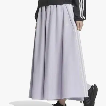 새상품 adidas 롱 스커트 라이트 퍼플 XL
