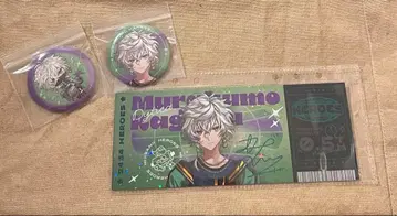 HEROES half Anniversary 티켓풍 카드 캔뱃지 카게츠