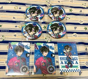 시키나기 아키라 AGF 캔뱃지 홀로그램 카드 VOLTACTION