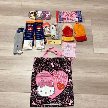 헬로키티 양말 토트백 세트