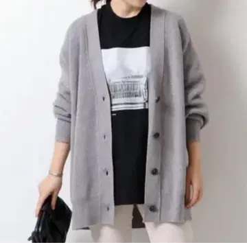 Spick and Span 편직 V넥 가디건