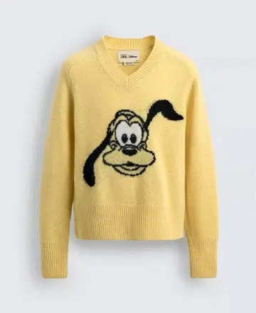 ZARA 디즈니 콜라보 플루토 니트 스웨터