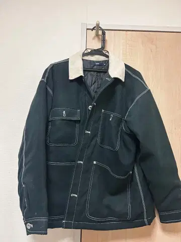 Ciaopanic 블랙 아우터 코듀로이 옷깃