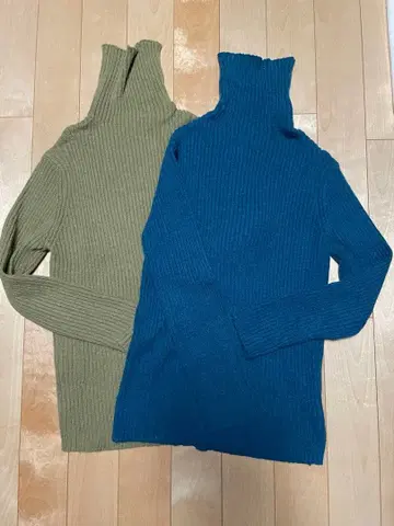 select moca 리브 긴팔 니트 2색 세트