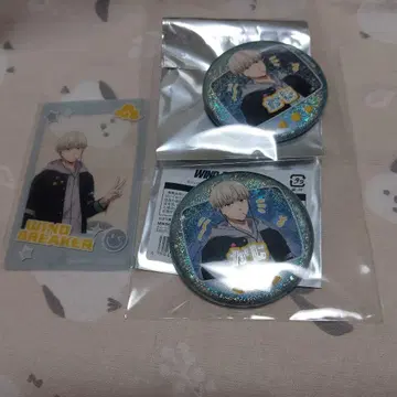 WIND BREAKER 윈브레 AGF 한정판 캔뱃지 특전 카지 렌