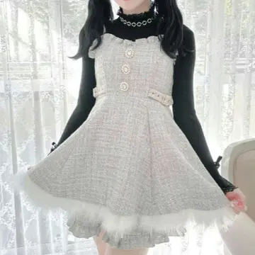 로지타 트위드 뷔스티에 셋업 그레이 ROJITA