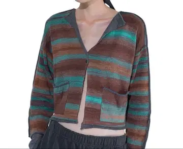 PERVERZE 가디건 [ Square Double Cardigan ]