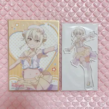 러브 라이브 니지가사키 미야시타 아이 제비뽑기당 아크릴 스탠드 색지