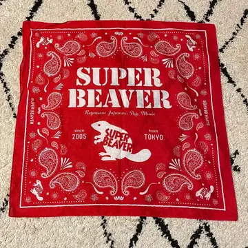 SUPER BEAVER 반다나 투어 굿즈