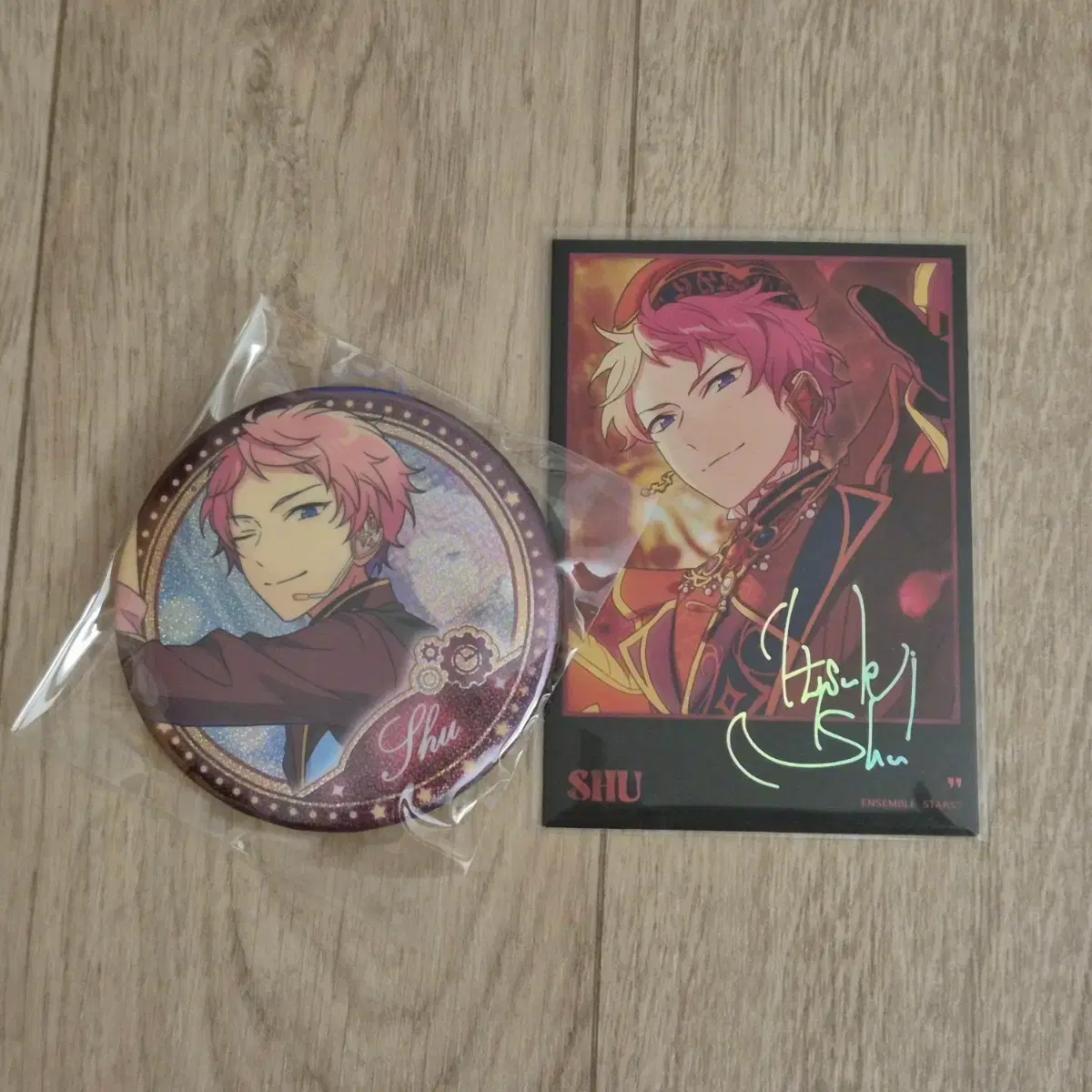 Ensemble Stars Valkyrie Itsuki Shu Chugata 4th Anniversary Can Badge + Offline Pasa