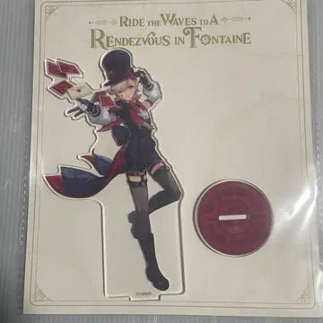 원신 폰타인 편 게임 아트 전시회 아크릴 스탠드 리니