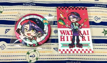 와타라이 히바리 AGF 캔뱃지 홀로그램 카드 VOLTACTION 니지산지