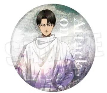 진격의 거인 리바이 Reflect BIG 홀로그램 캔뱃지 클리어 파일