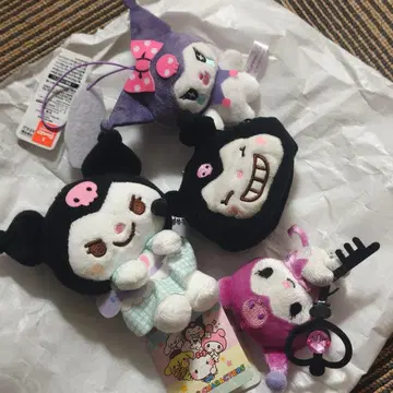 쿠로미 봉제 인형 세트 산리오