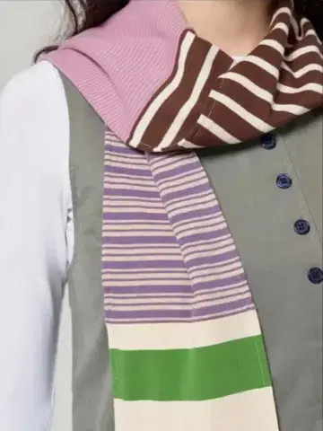 티셔츠 보더 스톨 TINA: JOJUN