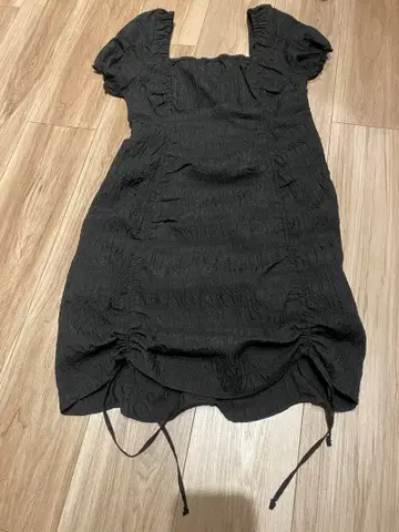 MOUSSY GATHER RIBBON 미니 드레스