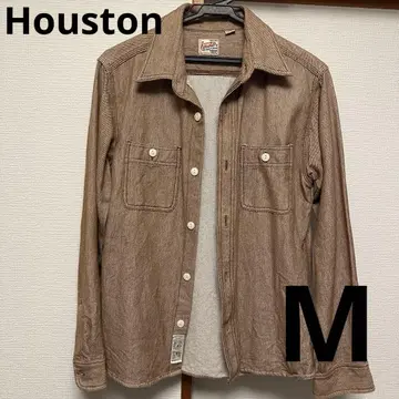 Houston 유니온 메이드 베이지 데님 셔츠 M