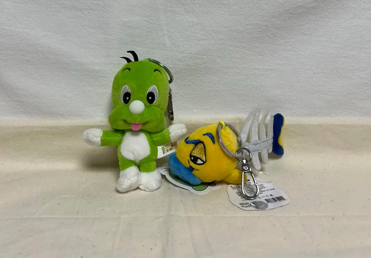 (New product) Bulk Baby Dinosaur Dooly & Gashigogi Doll Keyring Set