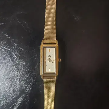 ete 골드 메쉬 손목시계 쿼츠