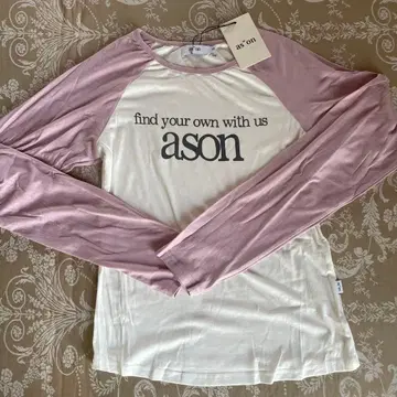 ason 롱T셔츠 pink