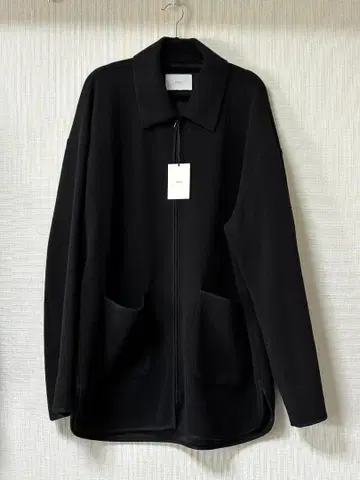 stein 22aw 플리스 집 재킷 블랙 M