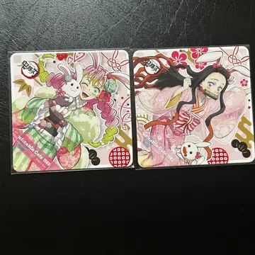 귀멸의 칼날 AGF 칸로지 미츠리 카마도 네즈코 코스터 세트