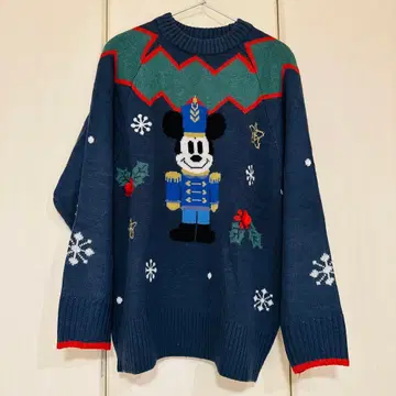 디즈니 리조트 미키 크리스마스 스웨터 2024