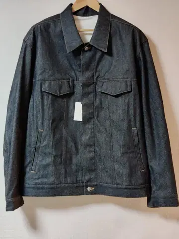 stein CASHMERE DENIM FLY FRONT JACKET