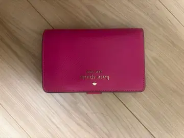 케이트 스페이드 접이식 지갑 핑크