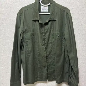 ikka 밀리터리 자켓 L 사이즈 올리브 그린