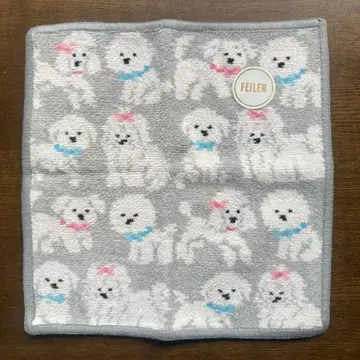 복슬복슬 강아지 손수건 페이러 러브러리 FEILER