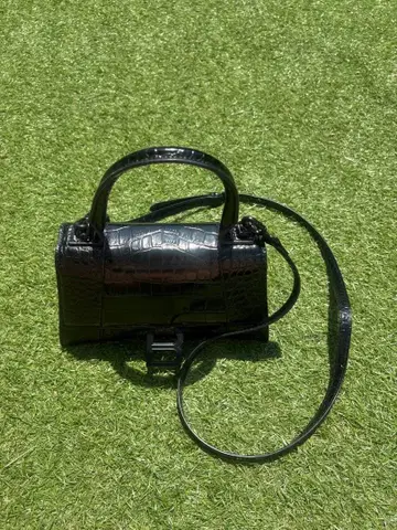 블랙 크로커다일풍 숄더백