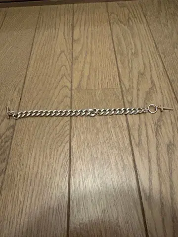 실버 체인 팔찌 토글식