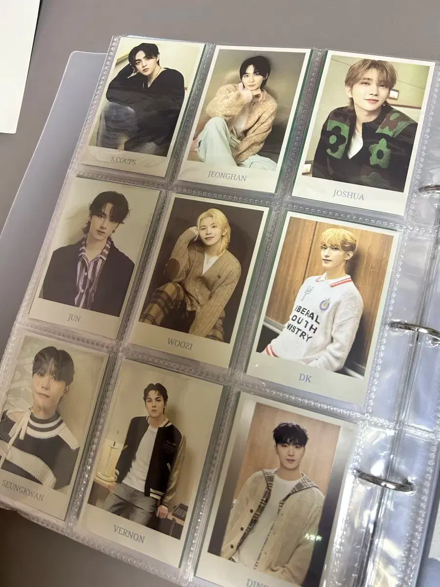 Seventeen S.Coups Jeonghan Joshua Jun Woozi DK Seungkwan Vernon Dino poca, tc wts