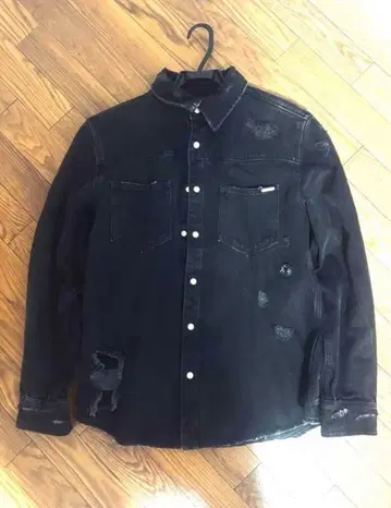 ZARA 데미지 데님 자켓 남성용