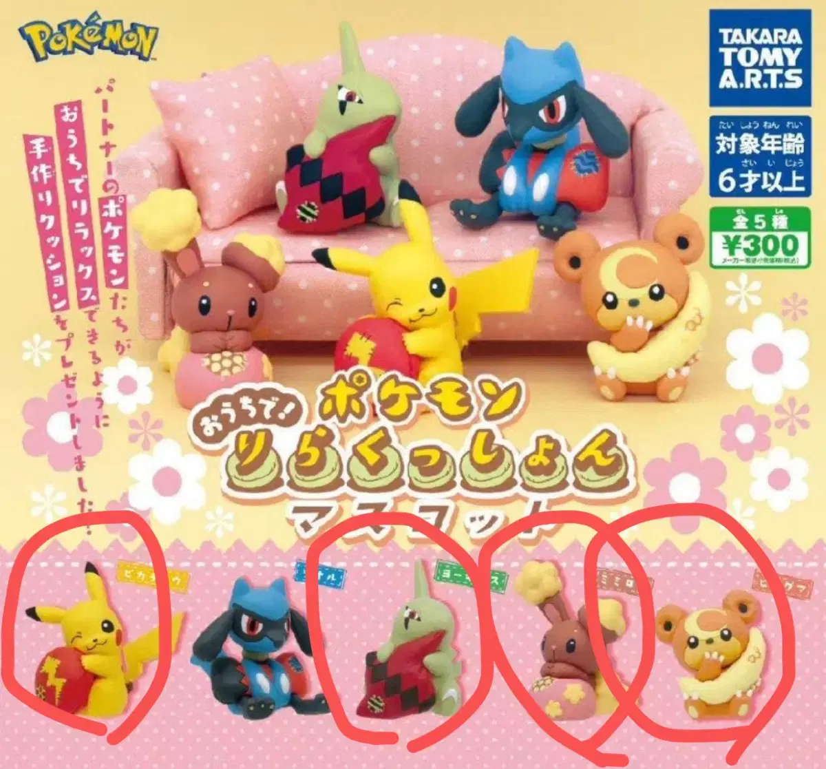 Pokemon Take a good rest at home Gacha unsealed item