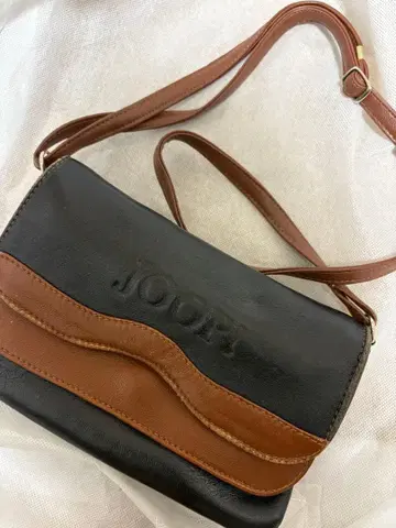 JOOP! 가죽 숄더백 블랙/브라운