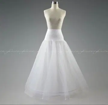 파니에 웨딩 드레스용 화이트 1단 Grace Planning