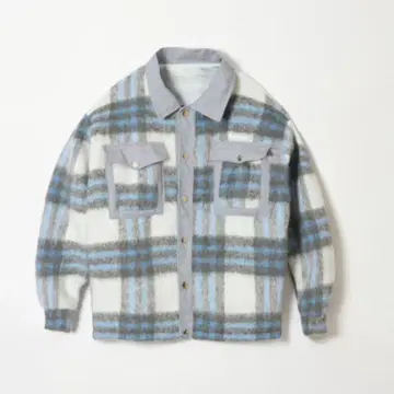 A.subjjject 모헤어 체크 자켓 모헤어체크