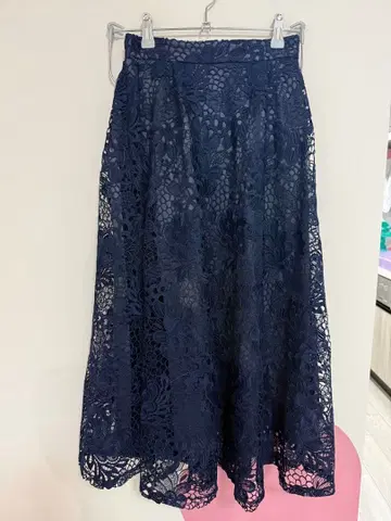 JENNE 제누 네이비 플레어 스커트 S 사이즈