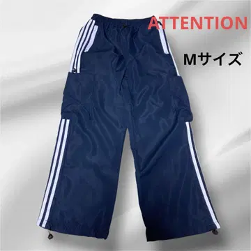 ATTENTION 네이비 스트라이프 캐주얼 팬츠 M 사이즈