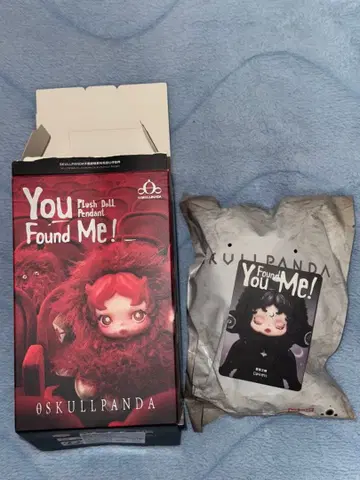 POPMART 스컬 팬더 You Found Me!'Darkness'